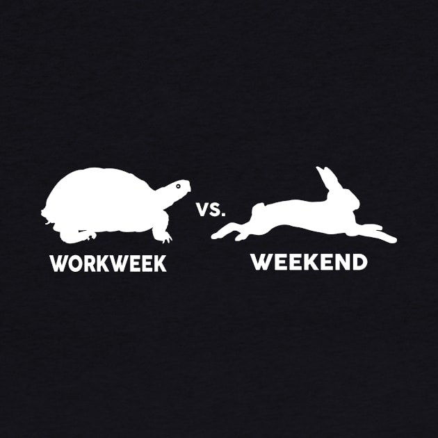 Work Week VS Weekend - Funny Work by fromherotozero